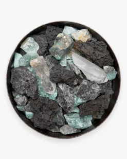 Lava Green Small Flat Pot Pourri Totem