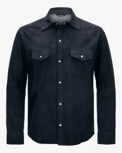 Leder Overshirt