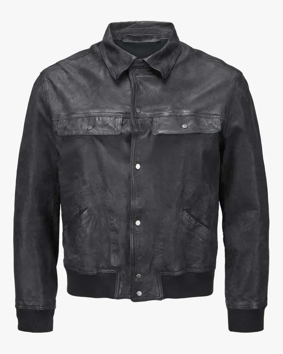 Lederblouson