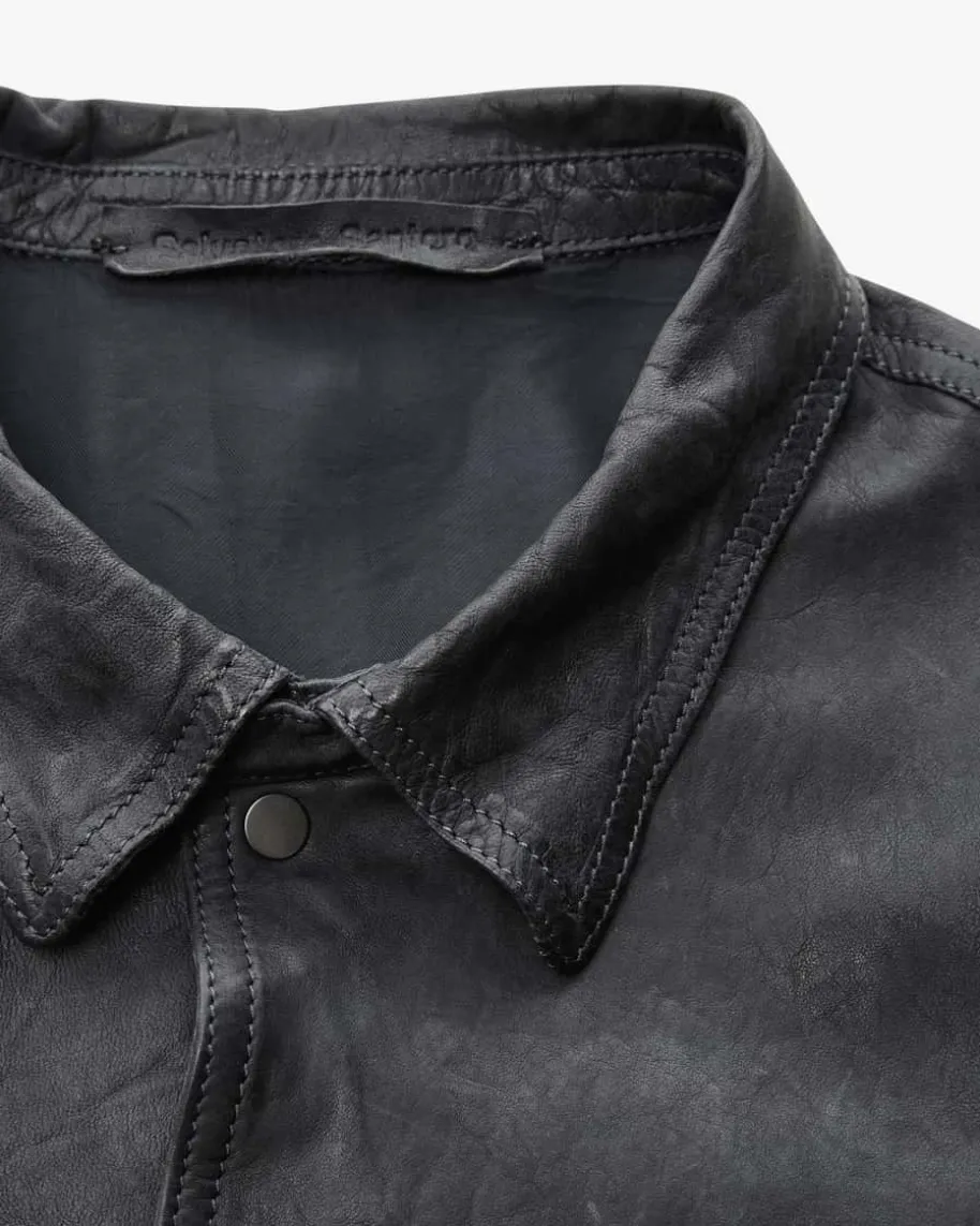 Lederblouson