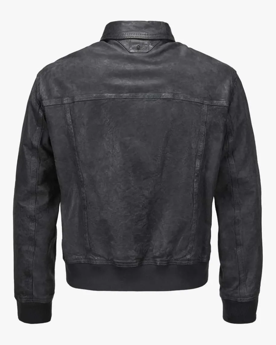Lederblouson