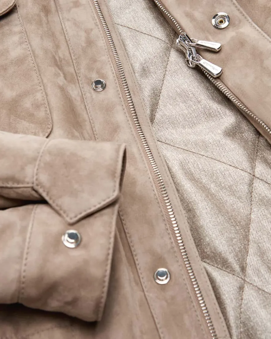 Leder-Fieldjacket
