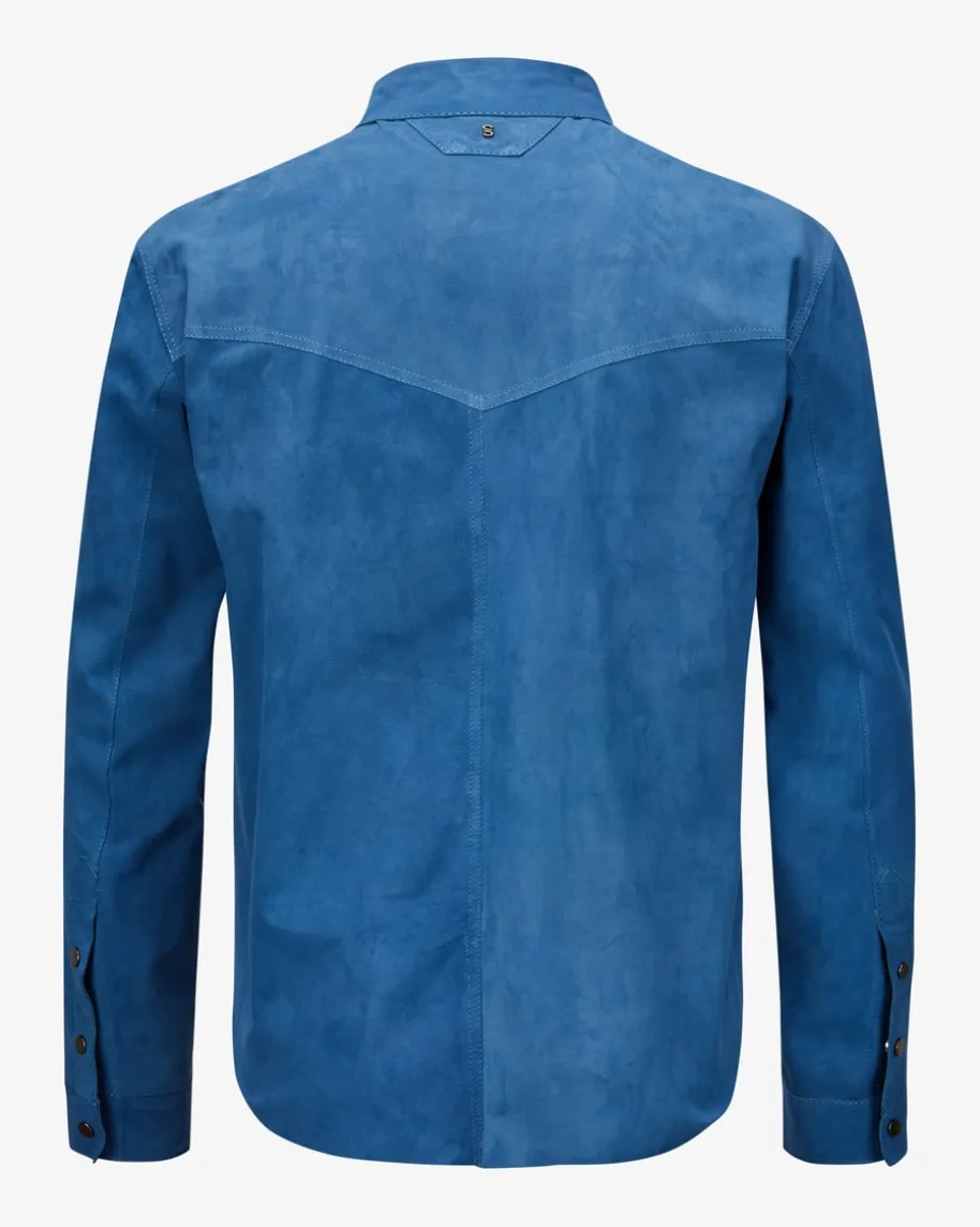 Leder-Shirtjacket
