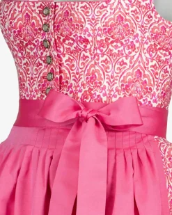 Leinendirndl lang mit Schürze