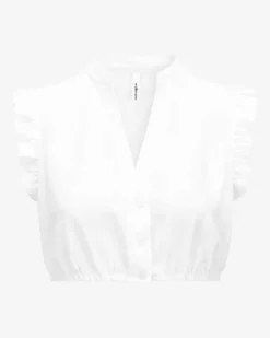 Leinen-Dirndlbluse