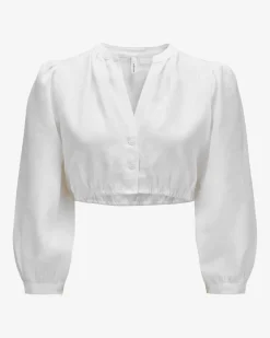 Leinen-Dirndlbluse