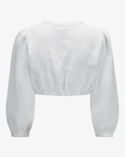 Leinen-Dirndlbluse