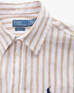 Leinen-Hemdbluse Classic Fit