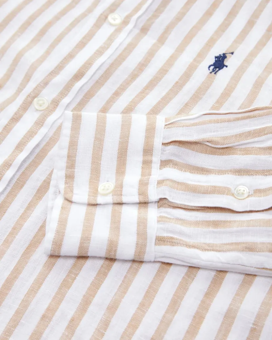 Leinen-Hemdbluse Classic Fit