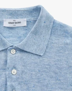 Leinen-Poloshirt