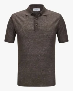 Leinen-Poloshirt