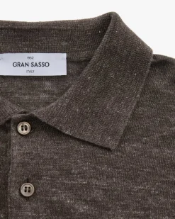 Leinen-Poloshirt