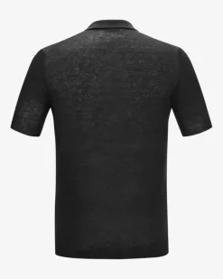 Leinen-Poloshirt