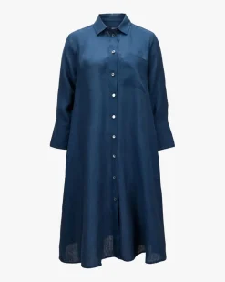 Lena Leinen-Hemdblusenkleid