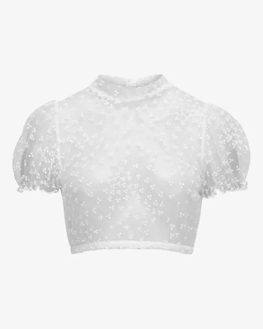Leni Dirndlbluse Transparent