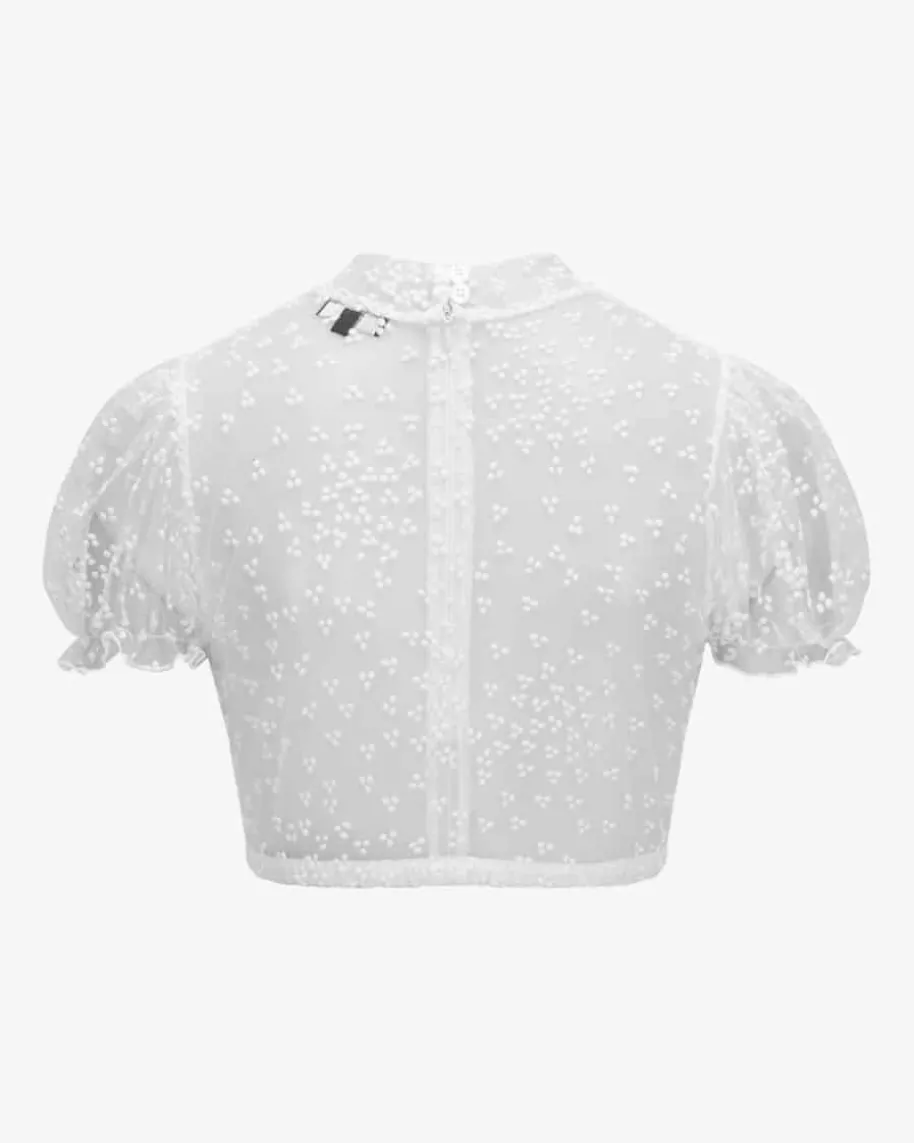 Leni Dirndlbluse Transparent