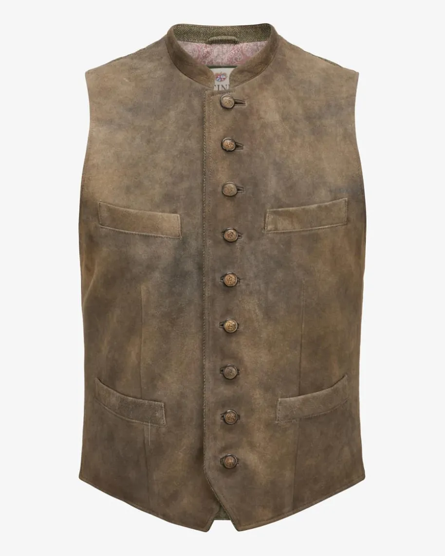 Lennox Trachten-Lederweste