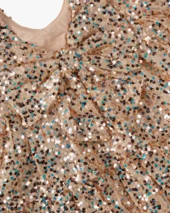 Lila Paillettenkleid