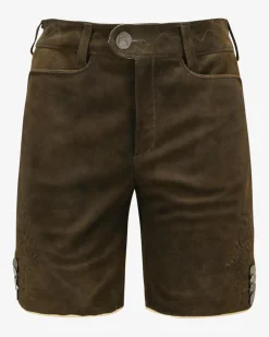 Linderhof Lederhose kurz aus Ziegenleder