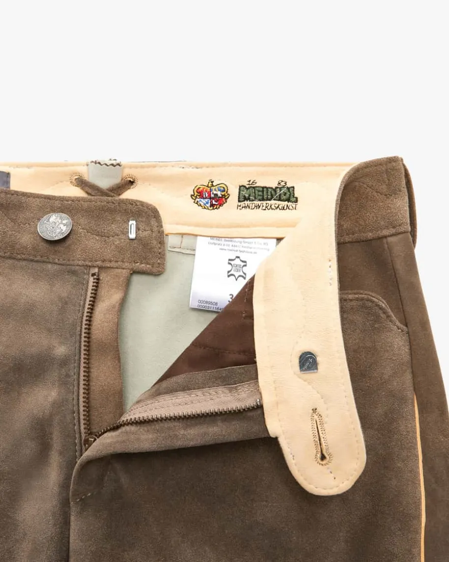 Linderhof Lederhose kurz aus Ziegenleder