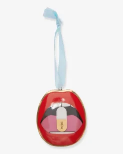 Lips Happy Pill Ornament Anhänger