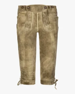 Loisachtal Trachten-Kniebundhose aus Ziegenleder