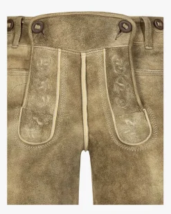 Loisachtal Trachten-Kniebundhose aus Ziegenleder