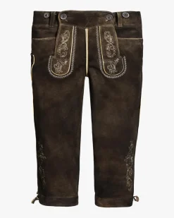 Loisachtal Trachten-Kniebundhose aus Ziegenleder