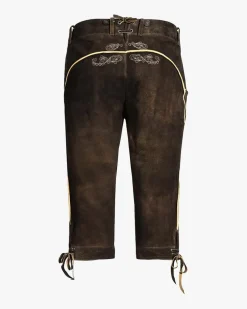 Loisachtal Trachten-Kniebundhose aus Ziegenleder