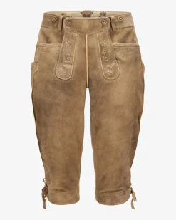 Loisachtal Trachten-Kniebundhose aus Ziegenleder