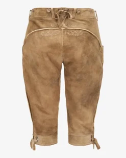 Loisachtal Trachten-Kniebundhose aus Ziegenleder