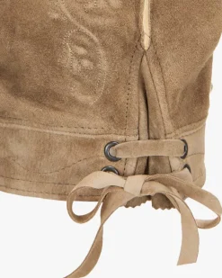 Loisachtal Trachten-Kniebundhose aus Ziegenleder