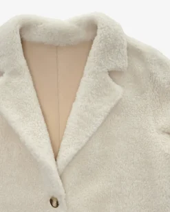 Luceram Wende-Lammfellmantel