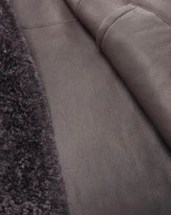 Luceram Wende-Lammfellmantel