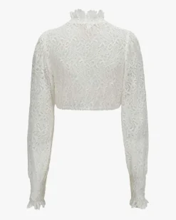 Luise Dirndlbluse Semi-Transparent