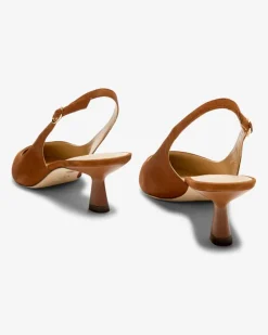 Luxe Saddle Slingpumps