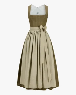 Lyana Leinen-Dirndl lang mit Schürze