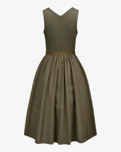 Lyana Midi-Leinendirndl mit Bessy Schürze