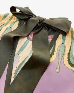 Magnifico Seiden-Kaftankleid