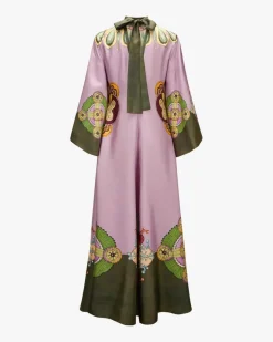 Magnifico Seiden-Kaftankleid