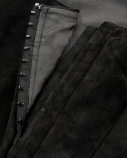 Maliano Leder-Midi-Dirndl mit Schürze