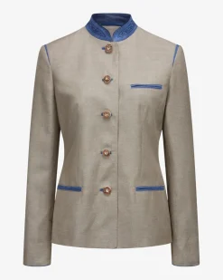 Manchester Trachtenblazer aus Baumwolle und Leinen