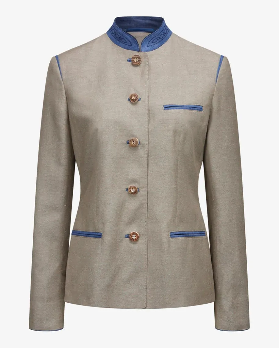 Manchester Trachtenblazer aus Baumwolle und Leinen