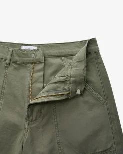 Marcelle 7/8-Cargohose Low Slung aus Baumwolle