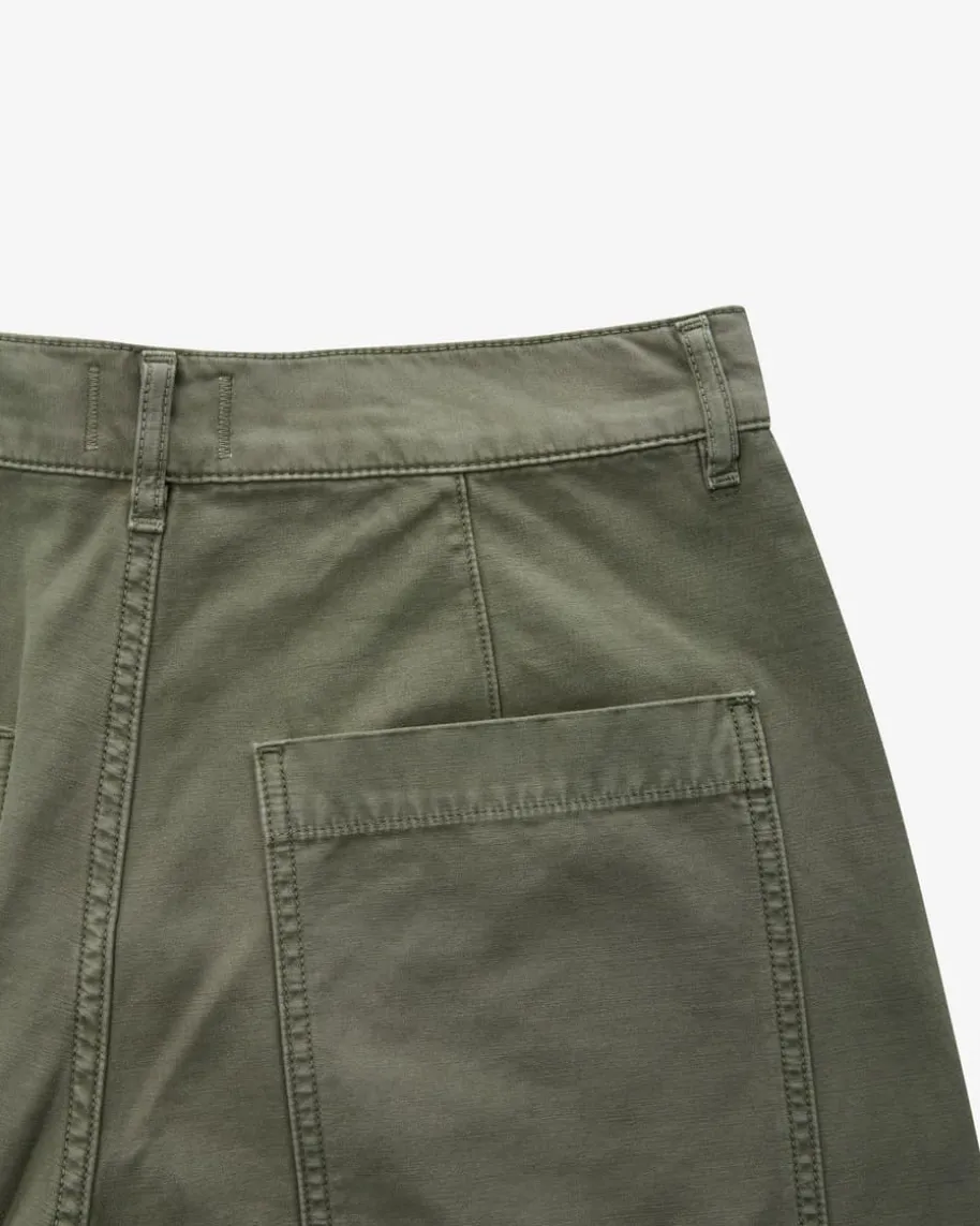 Marcelle 7/8-Cargohose Low Slung aus Baumwolle