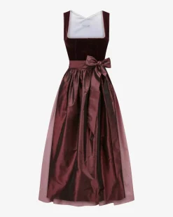 Marie Midi-Dirndl mit Seidenschürze