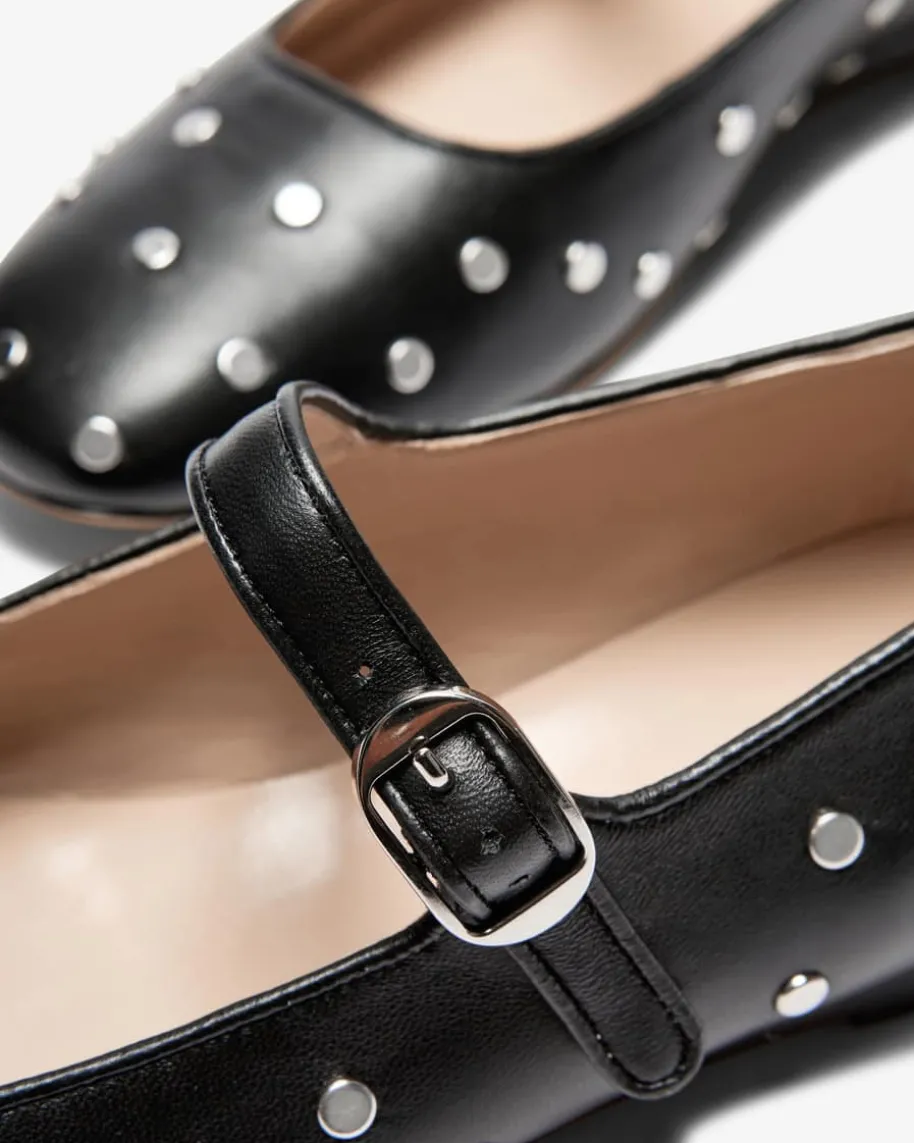 Mary Jane Studded Ballerinas