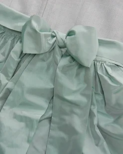 Midi-Dirndl mit Seiden-Schürze