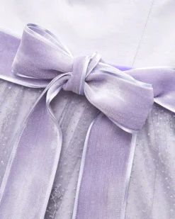 Midi-Dirndl mit Seidenschürze