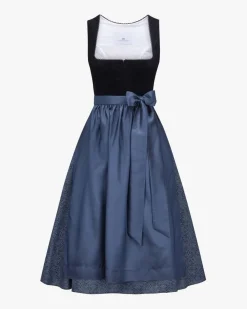 Midi-Wiesndirndl mit Schürze